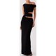 thumbnail image 2 of Vestido largo Yiulangde sexy con un solo hombro para mujer, 2 of 7