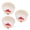 White, variant on 3-Piece Silicone Water Bottle Boot Anti-Slip Cartoon Chicken Protective Bottom Sleeve for Baby Cups and Bottles, Durable Shatterproof Bumper Coaster Accessory, White, 3.15 Inches / 8 cm