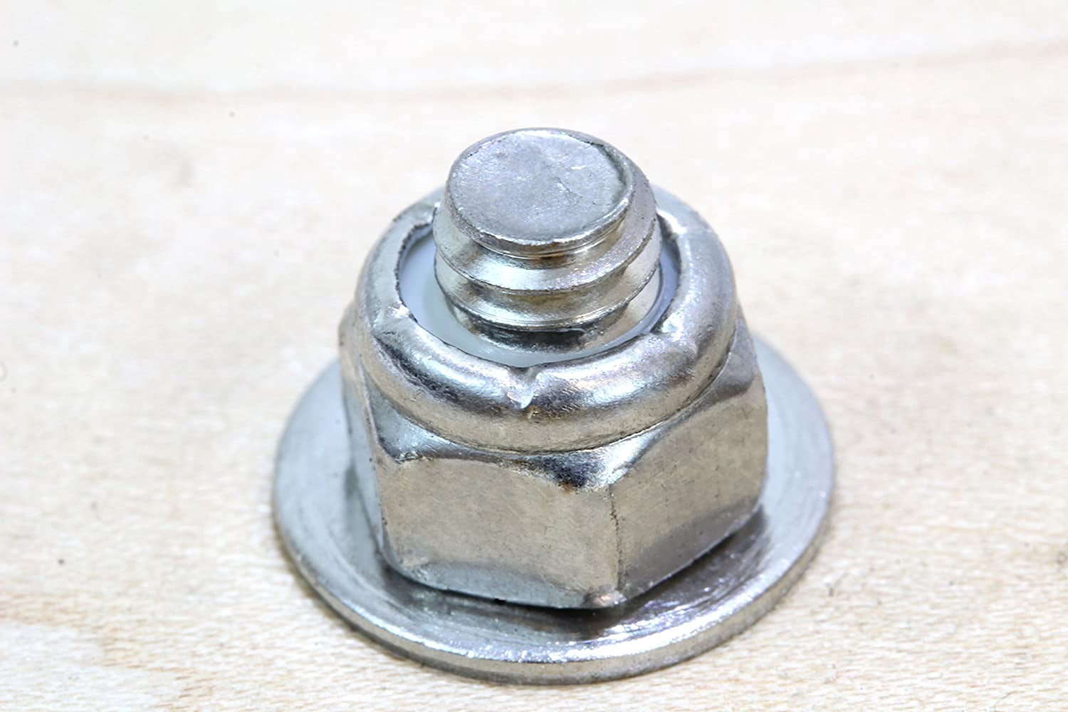 3/8"-16 Inch Lock Nut (100 Pack) Stainless Steel Finish Hex, 304 18-8 Stainless Steel with Nylon Insert, by Bolt Dropper