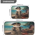 thumbnail image 3 of Pirate Cat 2 Pieces Kitchen Rugs and Mats Sets,Non Slip Absorbent Floor Mat for Kitchen, Floor Home, Office, Sink, Laundry Home Decor, 3 of 7