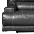 thumbnail image 4 of Wide 2 Seater Sofa with Manual Recliner and Track Arms, Gray, 4 of 5