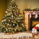thumbnail image 5 of Cinta De Terciopelo Cinta decorativa navideña de terciopelo, 10 m, flocada, para envolver regalos, decoración de árbol, 10 unidades, color café Rkxzt, 5 of 8