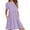 Light Blue, variant on Hyknon Dresses for Women Fashion Summer Casual Short Sleeve T Shirt Dress Tiered Mini Dresses With Pockets Casual Soft Flowy Loose Fitting Dresses