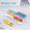 thumbnail image 4 of YAOMOBB Portable Box Portable 32 Grids Monthly Box Large Capacity Removable Organizer Transparent Lids Compact Container, 4 of 5