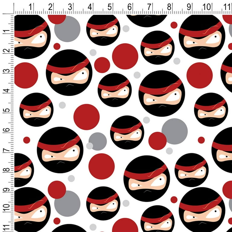 Ninja Face Head Premium Gift Wrap Wrapping Paper Roll Pattern