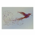 thumbnail image 1 of Bird Cutting Board, Creative Design Image of Flourish Hummingbird Feathers Circles Illustration, Decorative Tempered Glass Cutting and Serving Board, in 3 Sizes, by Ambesonne, 1 of 2