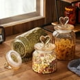 thumbnail image 6 of Airtight Glass Kitchen Jars 3-Piece Set - Classic Mason Style with Secure Lids, Food Storage for Sugar, Flour, Rice, Spices & Baking Essentials, 6 of 10
