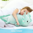 thumbnail image 6 of MaoGoLan 23.5" Giant Axolotl Stuffed Animals with 3 Babies Inside Large Axolotl Plush Toy, 6 of 7