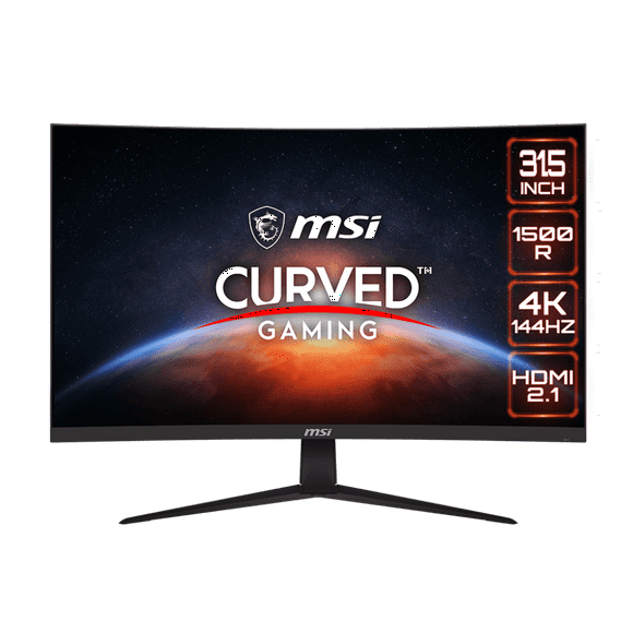 MSI 31.5" 4K Curved Gaming Monitor, G321CU, 144Hz 1ms