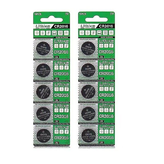 5-20pcs Cr2016 Button Battery Dl2016 Br2016 Dl2016 Lm2016 3v Coin Cell Suitable For With Clock-hx