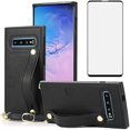thumbnail image 1 of wonima11 Compatible with Galaxy A13 5G Case, Samsung A13 5G Case with Tempered Glass Screen Protector, Full Body Shockproof Clear Soft Flexible Protective Cover Cases for Samsung Galaxy A13 5G (Black), 1 of 1