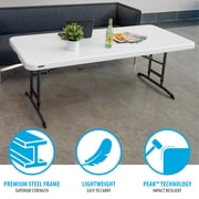 Lifetime 6-Foot Adjustable Height Folding Nesting Table