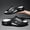 Black, variant on Men's Fashion Alphabet Pring Thick Sole EVA Slides, Non Slip Quick-drying Open Toe Slippers For Indoor Walking And Bathroom Shower