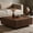 Walnut-Rectangle-35.43, variant on Shaiailed 35" Walnut Coffee Table with Storage,Round Coffee Tables with Fan-Shaped Radial Wood Grain Mosaic Technique,Rustic End Table with 2 Drawers,Wood End Tables for Bedroom,Living room