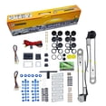 thumbnail image 4 of Universal 2-Door Power Window Conversion Kit Electric Power Window Lift Roll Up Regulator w/Switches, Wiring | Fit for 2-Door Vehicles with Manual Windows, Sedan, Pickup, 4 of 7