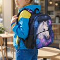 thumbnail image 5 of Aplkyhs Backpack for Students Age 6-18 School Bag Butterfly Flower Horse Adjustable Straps Lightweight Water Repellent Backpack for School Travel, 5 of 7