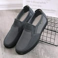thumbnail image 5 of Men Breathable Mesh Walking Loafers Summer Casual Lightweight Slip-on Sneakers Outdoor Driving Travel Stylish Shoes Gray 9 US, 5 of 7