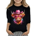 thumbnail image 1 of TZEWGL T-Shirts pour Nouveau-Né Imprimé Col Rond Manches Courtes Courtes Raccourcies Blouse pour Bébé Taille 9-10T, 1 of 4
