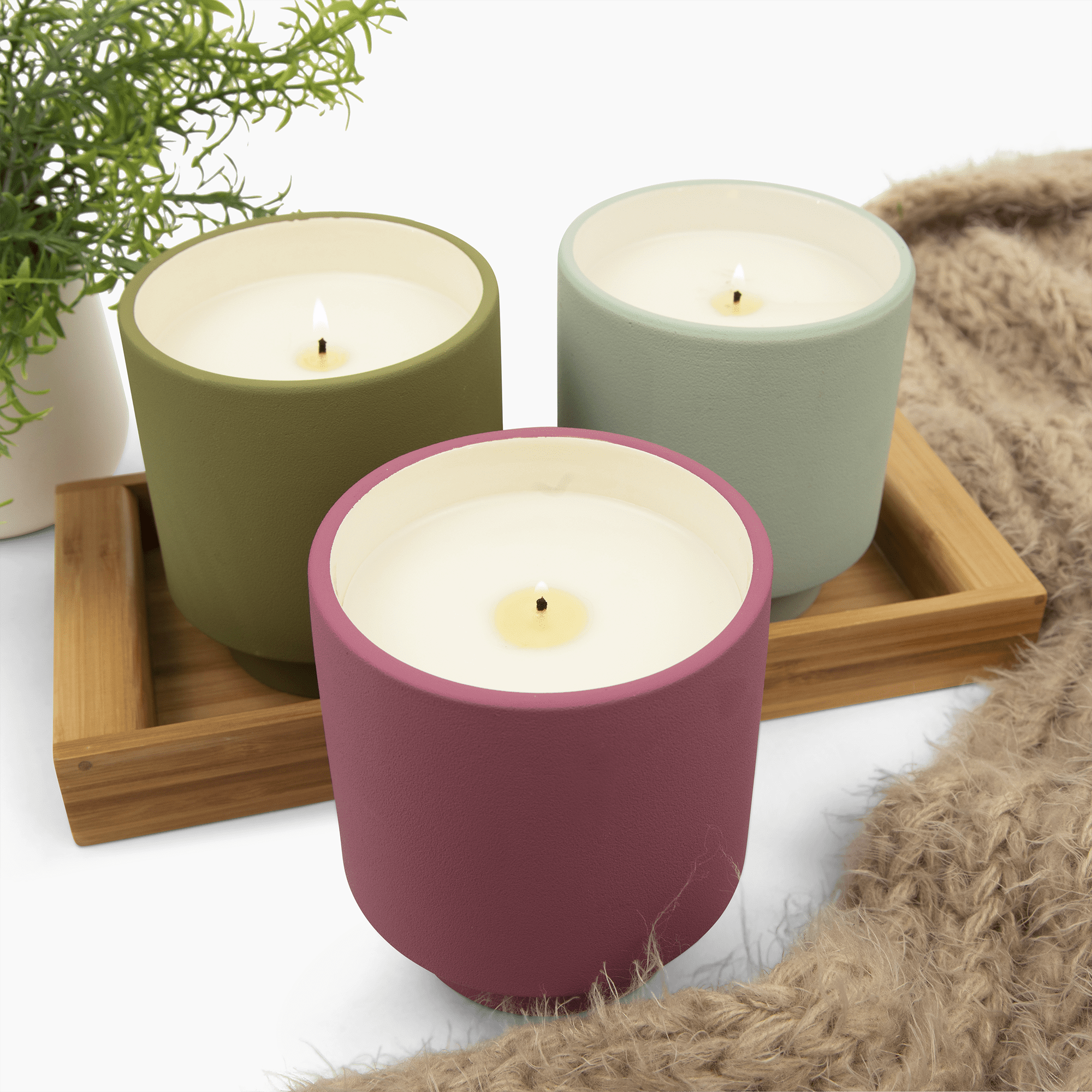 Healifty 5pcs Ceramic Candle Cup Ceramic Candle Jar Ceramic Candle Vessels  Reusable Candle Cup Candle Cup Essential Decoration for Home Matte Candle