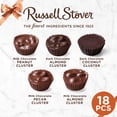 thumbnail image 2 of RUSSELL STOVER Christmas Chocolate Covered Nuts Assortment in Milk & Dark Chocolate Gift Box, 9 oz. (18 Pieces), 2 of 9