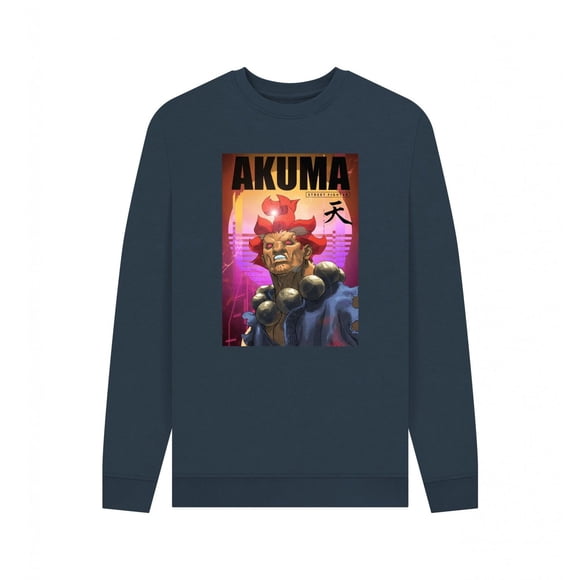 Street Fighter Adult Akuma Neon Sweatshirt