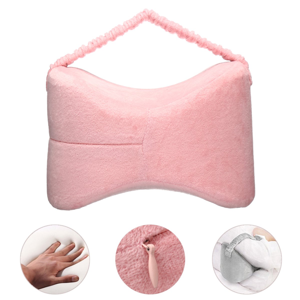 Bestller Memory Foam Knee Pillow for Side Sleepers Spacer ...