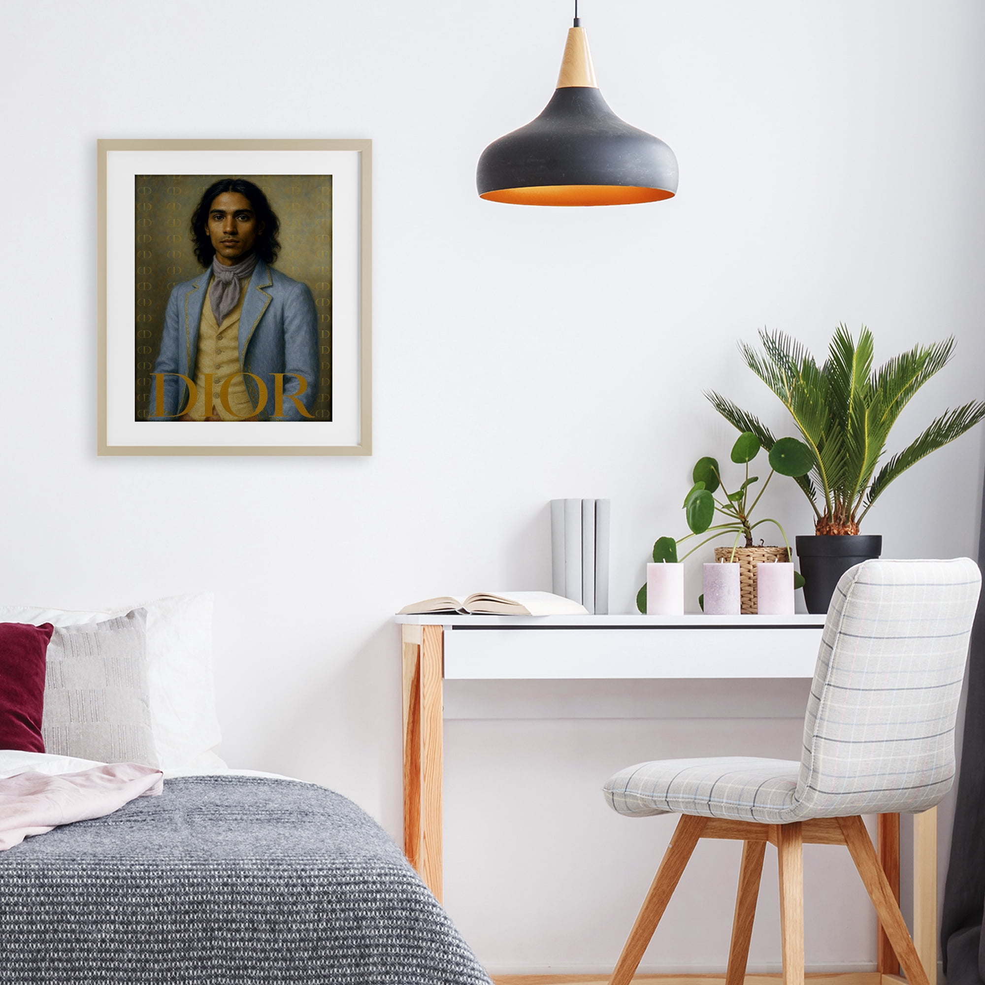 Stupell Industries Iconic Gentleman Fashion Birch Framed Print Under Glass, design by Grotto Studios