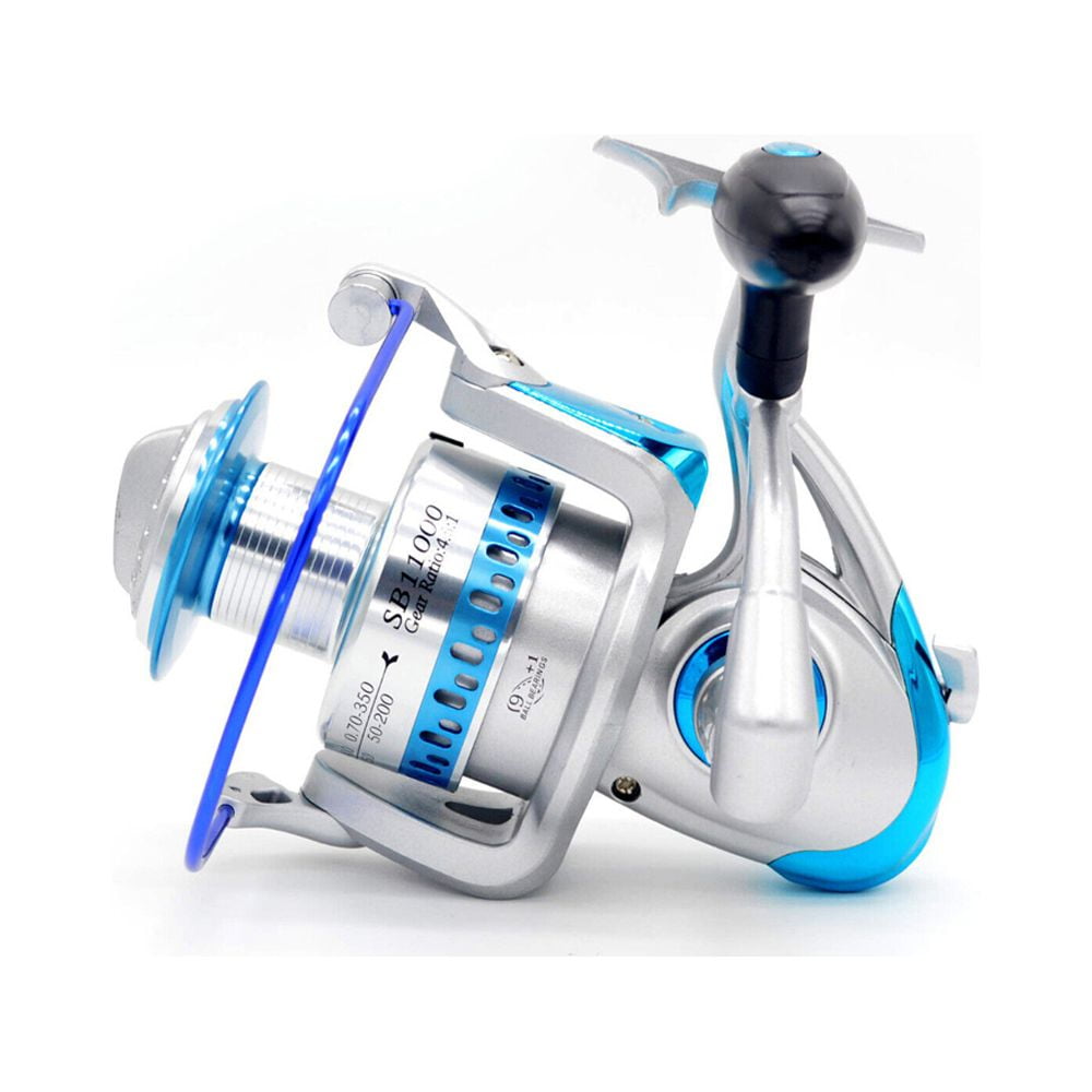Saltwater Fishing Reels, Spinning Reel Stainless Steel Ball Bearing, Size  1000 is Perfect for Ice Fishing, Ultra Smooth with P26.5LB Carbon Fiber Drag