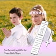 thumbnail image 2 of Confirmation Gifts for Teen Girls Boys Personalized Bookmarks 2025 Catholic Confirmation Sponsor Gifts for Women Men Custom Faith Religious Christian Bible Verse Bookmark Easter Baptism 1st Communion, 2 of 6