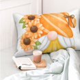 thumbnail image 4 of Salouo Sunflower Gnomes 2 Pattern Pillow Cases,1PC Pillow Covers with Envelope Closure Decorative Pillow Case for Bed Couch,Pillows Not Included-16"x24", 4 of 6