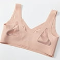 thumbnail image 6 of Womens Jelly Bras Wireless Comfortable Bra Supportive No Underwire Bras Tshirt Push Up Bralettes Plunge Seamless Bra, 6 of 9