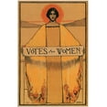 thumbnail image 2 of Vintage Apple Collection 23x32 Gold Ornate Wood Framed with Double Matting Museum Art Print Titled - Votes for Women, 2 of 4