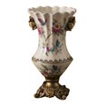 thumbnail image 3 of Lipstore Ceramic Flower Vase Desktop Ornament Flower Painting Decorative Table Vase Table B, 3 of 8