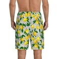 thumbnail image 2 of Yiaed Lemon1 for Men's Soft Sleep Pajama Short Lounging Pajama Shorts-4X-Large, 2 of 8
