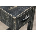 thumbnail image 2 of Sunny Designs Marina Farmhouse Mahogany Wood Chair Side Table in Black Sand, 2 of 6