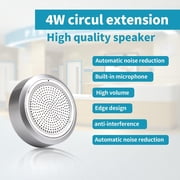 KOQICALL Dual-Way Window Speaker Intercom System with Microphone and Speaker - Talk through glass intercom for Business, Bank, Ticket Window