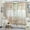 Coffee, variant on fsxdhpcsgfc Peony Sheer Curtain Window Voile Drape 1 Panel Fabric Curtains Girls Windows Curtains Girls Bedroom Curtains All Curtains Bathroom Curtains Ripple Fold Curtains Thermal Liners for Curtains