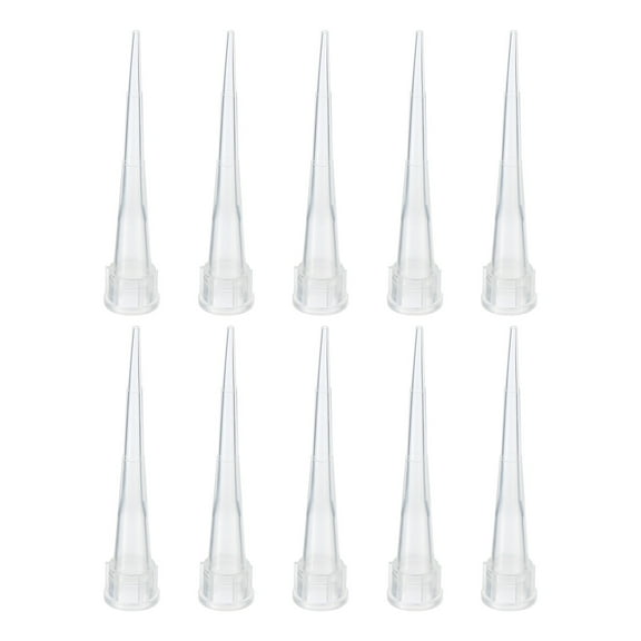 Uxcell 10ul Pipette Tips, 500 Pcs Plastic Autoclavable Universal Liquid Transfer Pipette Pipettor Tips Clear