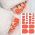 thumbnail image 1 of 22tips Baking Free Toe Nail Sticker Wraps Full Cover Toenail Polish Strips, 1 of 7