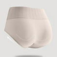 thumbnail image 5 of Sunvit-Panties Womens High Waisted Underwear Nylon Spandex - Tummy Support, All-Day Comfort, Beige, Size L, Bikini Style, Breathable & No Roll Down, 5 of 6