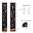 thumbnail image 3 of Hocus Pocus Halloween Banner, 2pcs Halloween Decorations Outdoor Signs for Front Porch Decor, Halloween Door Decorations, Fall Decor, 3 of 7