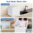 thumbnail image 4 of Countertop Dishwasher, Portable Mini Compact Dishwasher with Faucet & Manual 5L Water Tank and 6 Wash Programs, Perfect for Small Spaces Like Apartment, Dorm, Boat, Camper/RV, 4 of 6