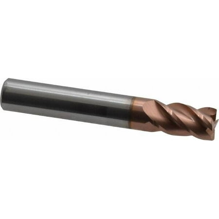 

Accupro 5/16 Diam 4 Flute Single End Solid Carbide 0.015 Corner Radius End Mill TiCN 2 OAL 1/2 LOC 5/16 Shank Diam 40° Helix RH Cut RH Flute Centercutting