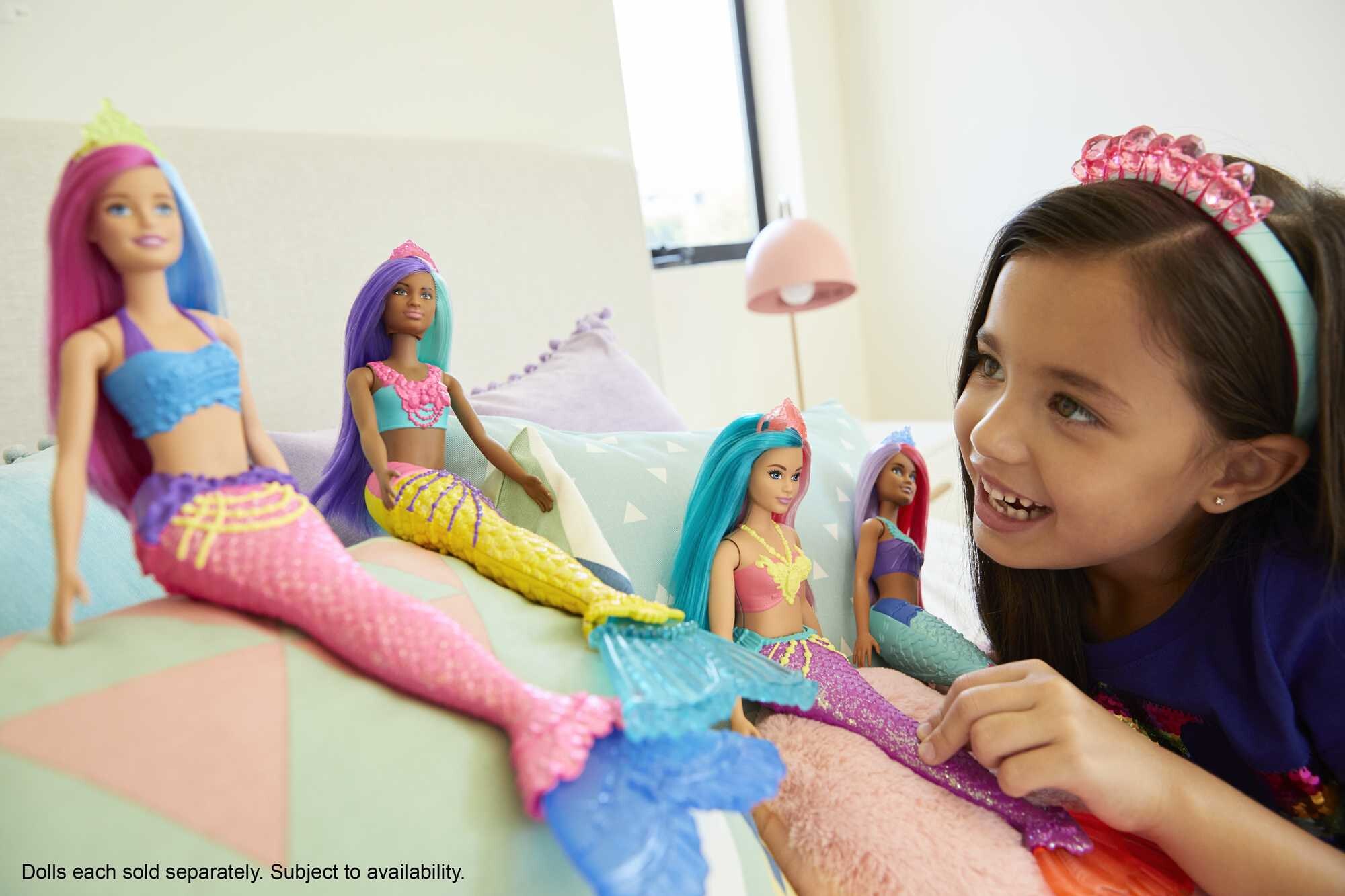 Barbie Dreamtopia Mermaid Doll, 12-inch, Pink and Purple Hair - image 2 of 6