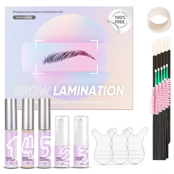 Brow Lamination Kit, DIY Eyebrow Lamination Kit Professional Eye Brow Perm