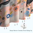thumbnail image 6 of Dachshund and Flower Shower Curtain 72"x72" ,Bathroom Decorative Shower Curtains Set with 12 Hooks,Modern Waterproof Washable Shower Curtain, 6 of 6