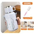 thumbnail image 1 of Termo de acero inoxidable 316 de 800ml, termo portátil a prueba de fugas, frascos de vacío de gran capacidad, tazas aisladas, 1 of 5
