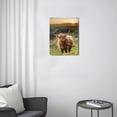 thumbnail image 6 of Highland Cow Wall Art Cow Pictures Wall decor Canvas Prints for Farmhouse Living Room Bedroom Bathroom Framed, 6 of 6