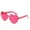 Hot Pink, variant on hengsof Polarized Heart Sunglasses for Women Metal Frame Fashion Lovely Style Sun Glasses UV400 Protection
