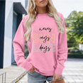 thumbnail image 4 of Boat Waves Sun Rays Lake Days Sweatshirts for Women Long Sleeve Crewneck Graphic Sweatshirt Pullover Tops, 4 of 5
